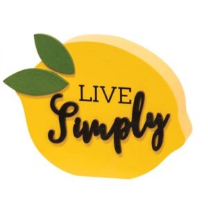 Live Simply Chunky Lemon G35344 By CWI Gifts