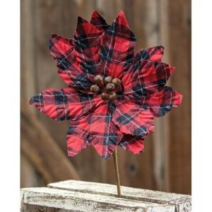 Large Lodge Poinsettia FXQ967598 By CWI Gifts