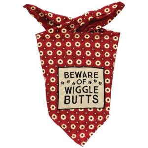 Beware Of Wiggle Butts Doggie Bandana G103607 By CWI Gifts