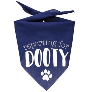 Reporting For Dooty Doggie Bandana GLB1 By CWI Gifts