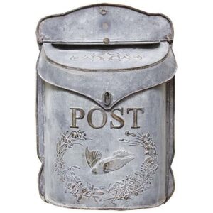 Metal Mailbox G15AC00112 By CWI Gifts