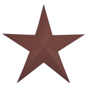 Barn Star - Burgundy - 36" G46524 By CWI Gifts