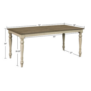 Rectangular Wood Dining Table