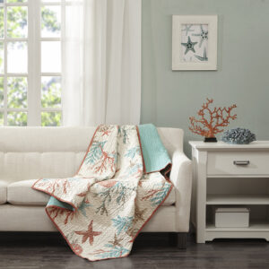 Oversized Cotton Quilted Throw