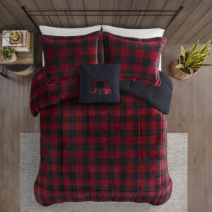 Plush to Sherpa Down Alternative Comforter Set
