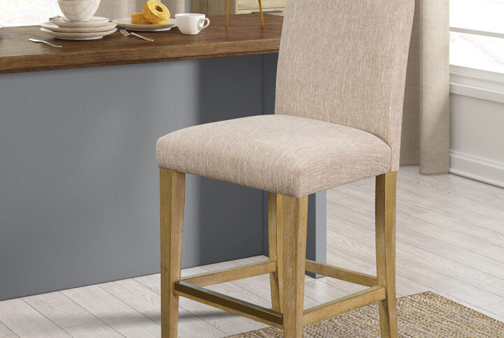 Upholstered Counter stool 25"H