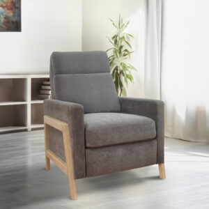 Recliner With Wood Frame