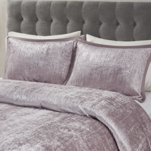 5 Piece Crinkle Velvet Comforter Set