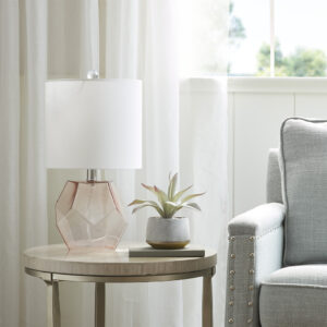 Geometric Glass Table Lamp
