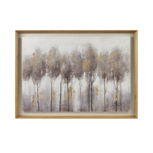 Hand Painted Abstract Landscape Framed and Matted Wall Art