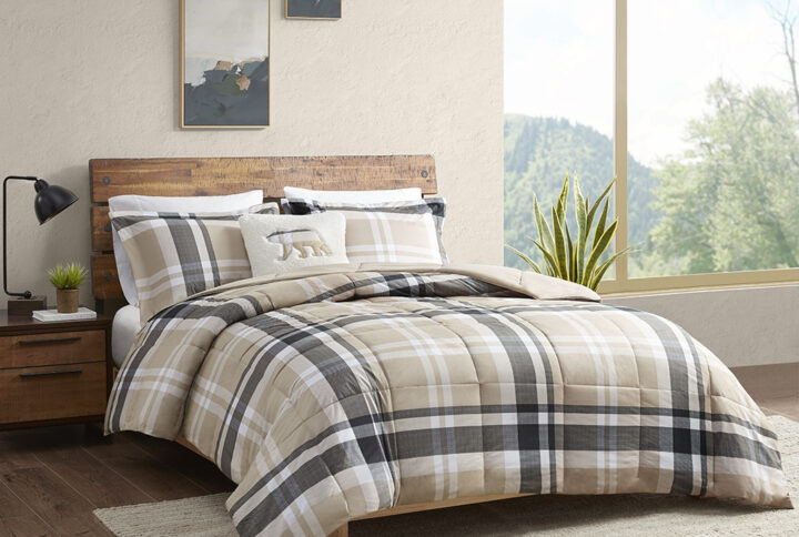 Down Alternative Comforter Set with Throw Pillow