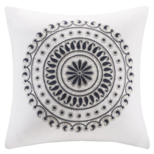Embroidered Square Pillow
