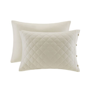 4 Piece Cotton Reversible Tailored Bedspread Set
