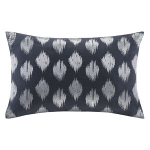 Embroidered Oblong Pillow