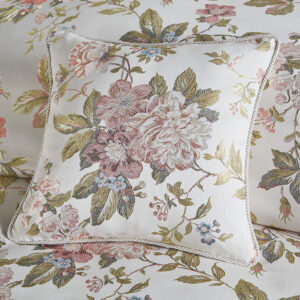 8 Piece Floral Jacquard Comforter Set