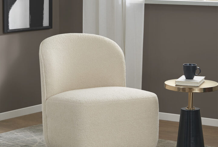 Armless 360 Degree Swivel Chair