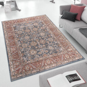 Persian Bordered Traditional Woven Area Rug