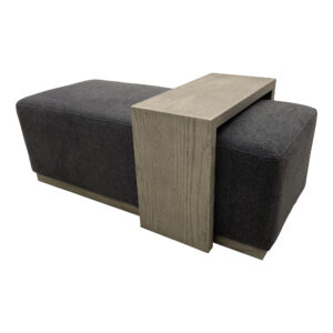 Bench/Cocktail Ottoman With Table