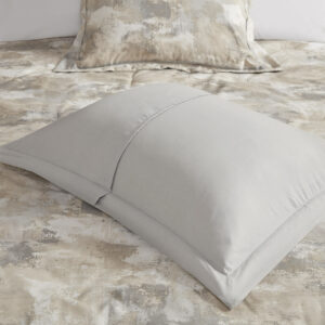 7 Piece Textured Cotton Blend Comforter Set