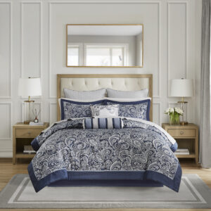 12 Piece Comforter Set with Cotton Bed Sheets