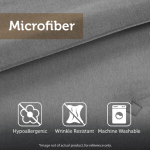 8 Piece Embroidered Microfiber Comforter Set