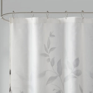 Burnout Printed Shower Curtain