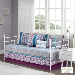 6 Piece Boho Reversible Daybed Set
