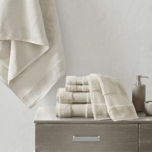 Cotton 6 Piece Bath Towel Set