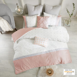 7 Piece Cotton Jacquard Comforter Set