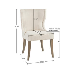 Upholstered Wingback Dining Chair