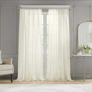Embroidery Curtain Panel (Single)