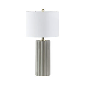 Ribbed Ceramic Table Lamp