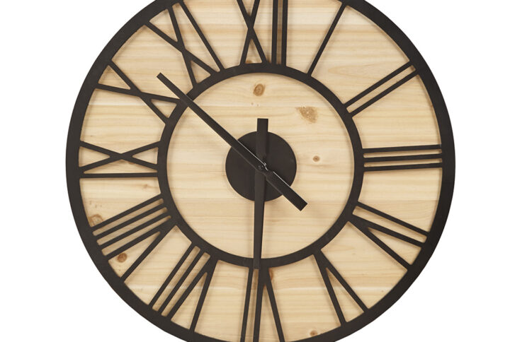 23.6" Wood Wall Clock