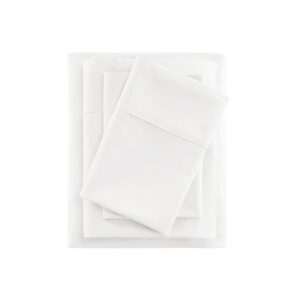 Wrinkle Resistant Cotton Sateen Sheet Set
