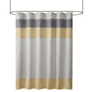 Faux Silk Shower Curtain