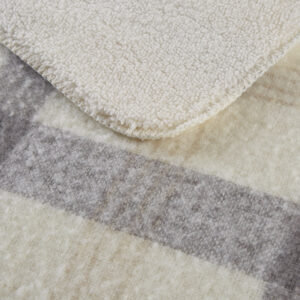 Faux Mohair to Sherpa Throw