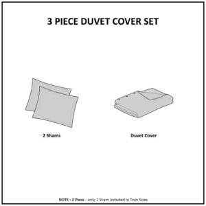 3 Piece Cotton Duvet Cover Set