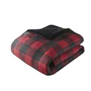 Faux Wool to Faux Fur Down Alternative Comforter Set