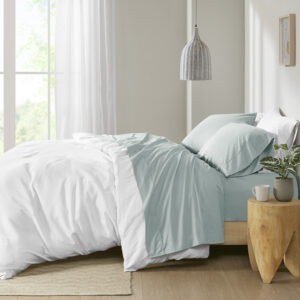 200 Thread Count Relaxed Cotton Percale Sheet Set