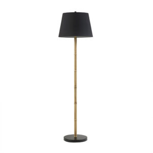 Metal Bamboo Floor Lamp 60"H