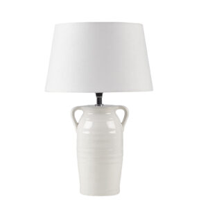Ceramic Table Lamp with Handles