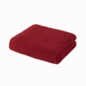 Waffle Knit Chenille Throw