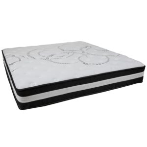 Get a comfortable night's sleep on this king mattress filled with premium high-density foam. Designed to provide the restful sleep you and your family need