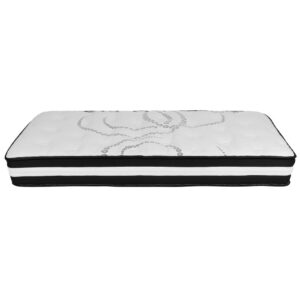 this foam mattress is constructed with ultra-supportive material that conforms to your body as you sleep. The foam is CertiPUR-US Certified so it's free from heavy metals