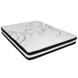 Wake up feeling refreshed and invigorated when you purchase this queen size 10" foam and pocket spring mattress and memory foam topper value bundle. This medium-firm queen mattress is filled with premium