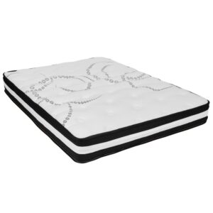 Wake up feeling refreshed and invigorated when you purchase this full size 10" foam and pocket spring mattress and memory foam topper value bundle. This medium-firm full mattress is filled with premium