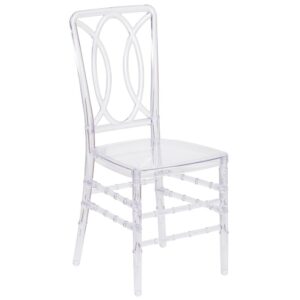 The Elegance Crystal Ice Chair is ideal for weddings