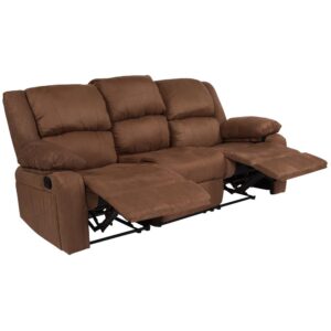 this reclining sofa is just what you need. Reclining furniture offers the best of both worlds with a recliner like feel