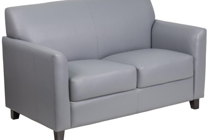 Your lobby or reception area is the forefront of your business and providing distinguished and comfortable seating is the first step towards making a great impression. The modern appeal of this LeatherSoft upholstered collection will make a lasting impression with your visitors. LeatherSoft is leather and polyurethane for added softness and durability. This loveseat is perfect for the office and as waiting room seating. The contemporary design of this furniture adapts in several different settings. This loveseat features comfortable cushions