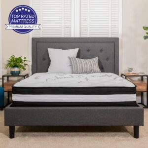 Get a comfortable night's sleep on this twin mattress filled with premium high-density foam. Designed to provide the restful sleep you and your family need